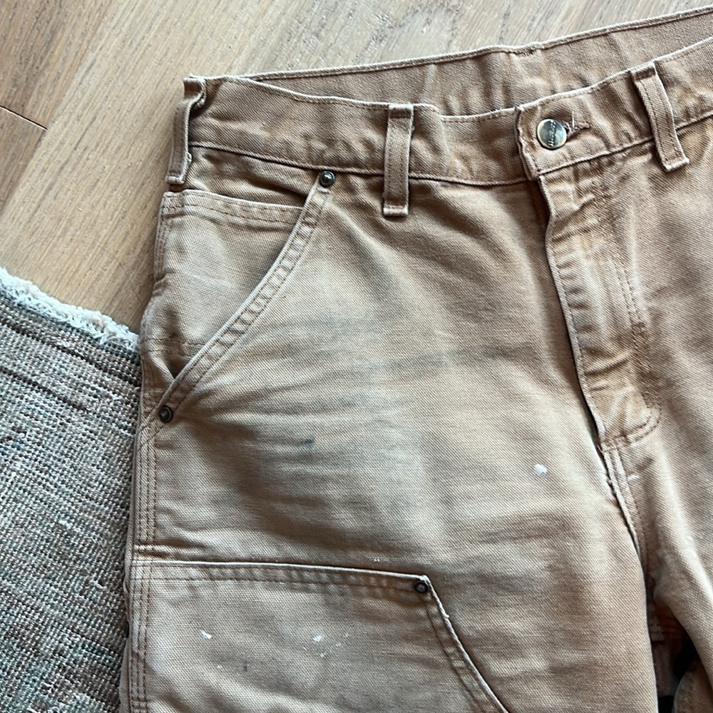 Carhartt Tan Utility Crop Pants - Picture 4 of 11